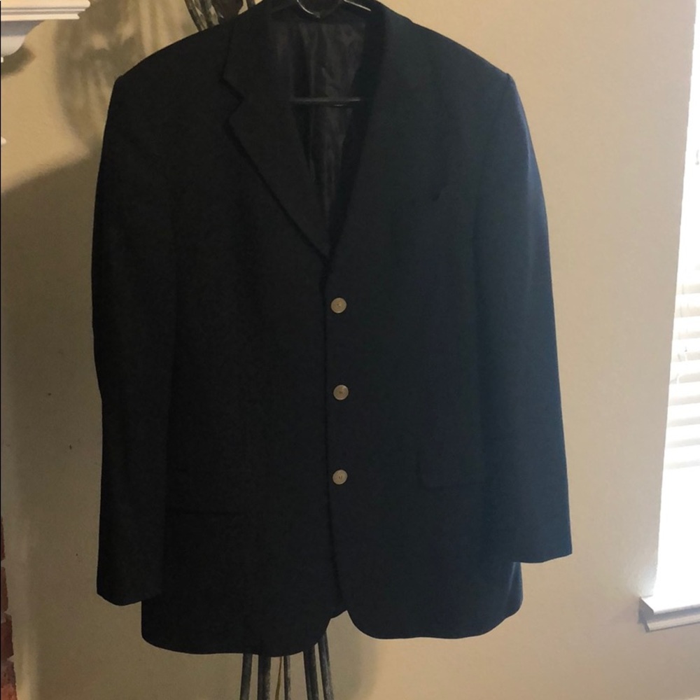 Linus Trabaldo Togna Italian black sports coat
